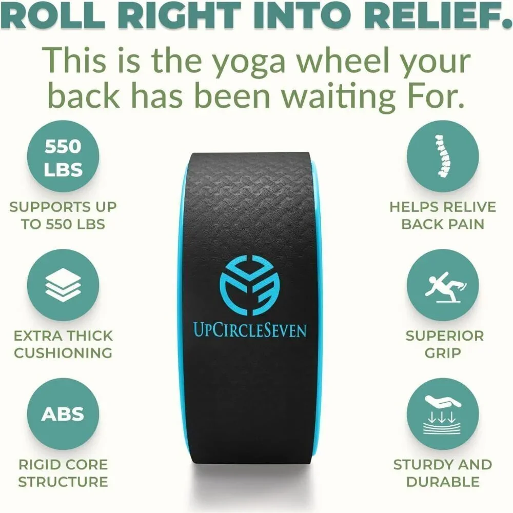 UpCircleSeven Fix Your Back Roller & Yoga Wheel - Picture 5 of 10